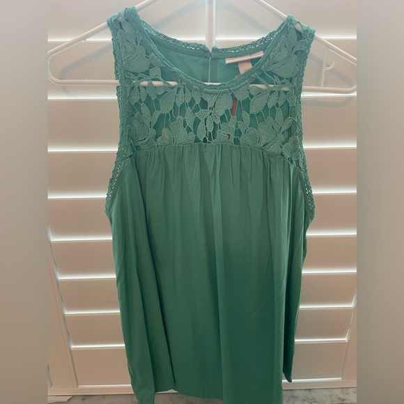 NWT Knox Rose sleeveless blouse, color Batik Green, size Small - Picture 2 of 12